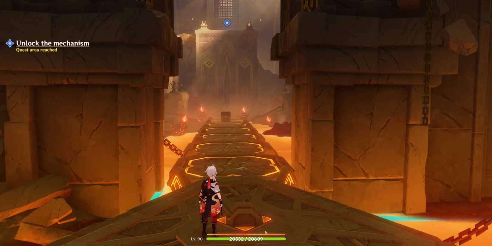 genshin impact- How To Unlock The Mechanism (Character Puzzle)