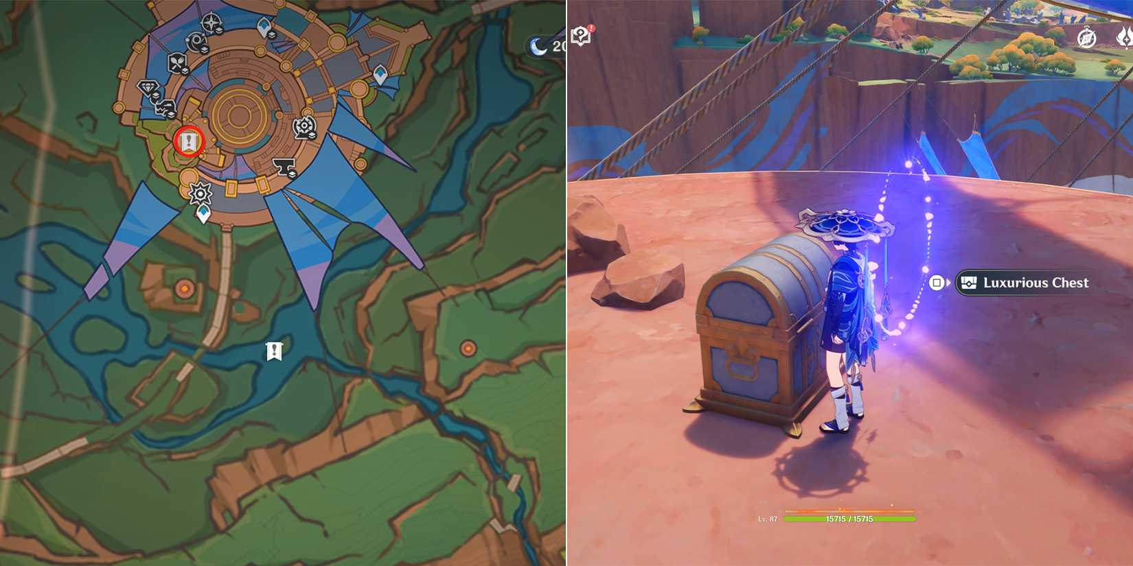 genshin impact luxurious chest 6 location in scions of the canopy