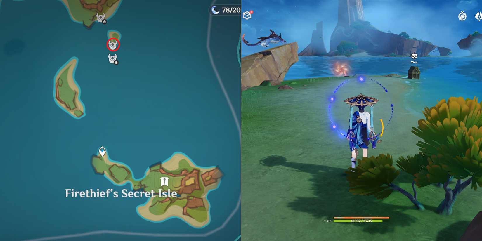 genshin impact precious chest 11 location in people of the springs