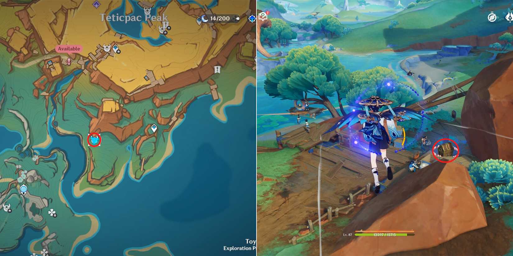 genshin impact precious chest 12 location in people of the springs