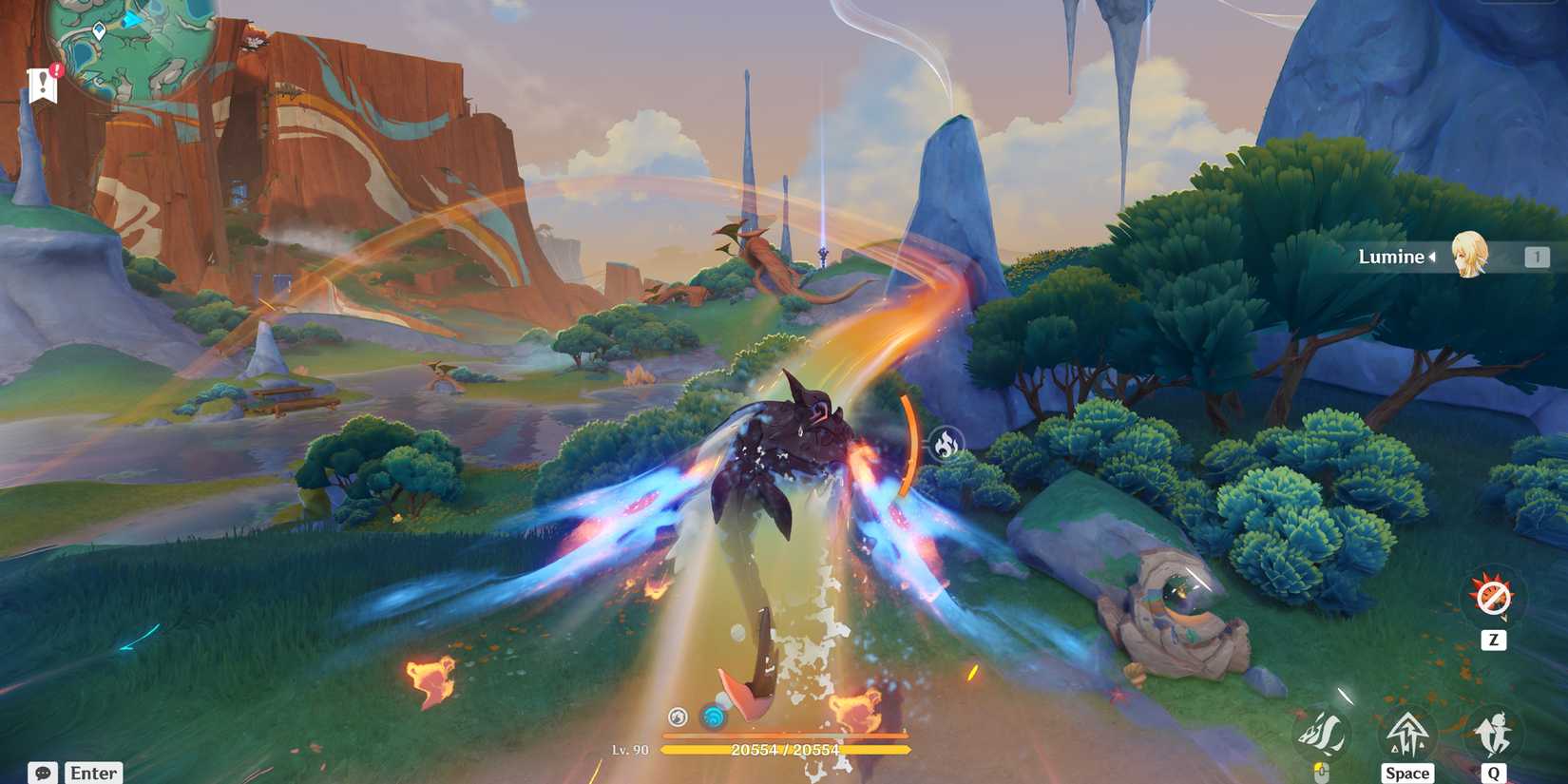 genshin impact saurian koholasaurus ability indwelling transformation skill explained