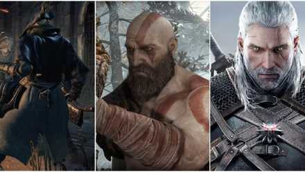 A split image of the best action games to play for fans of God of War