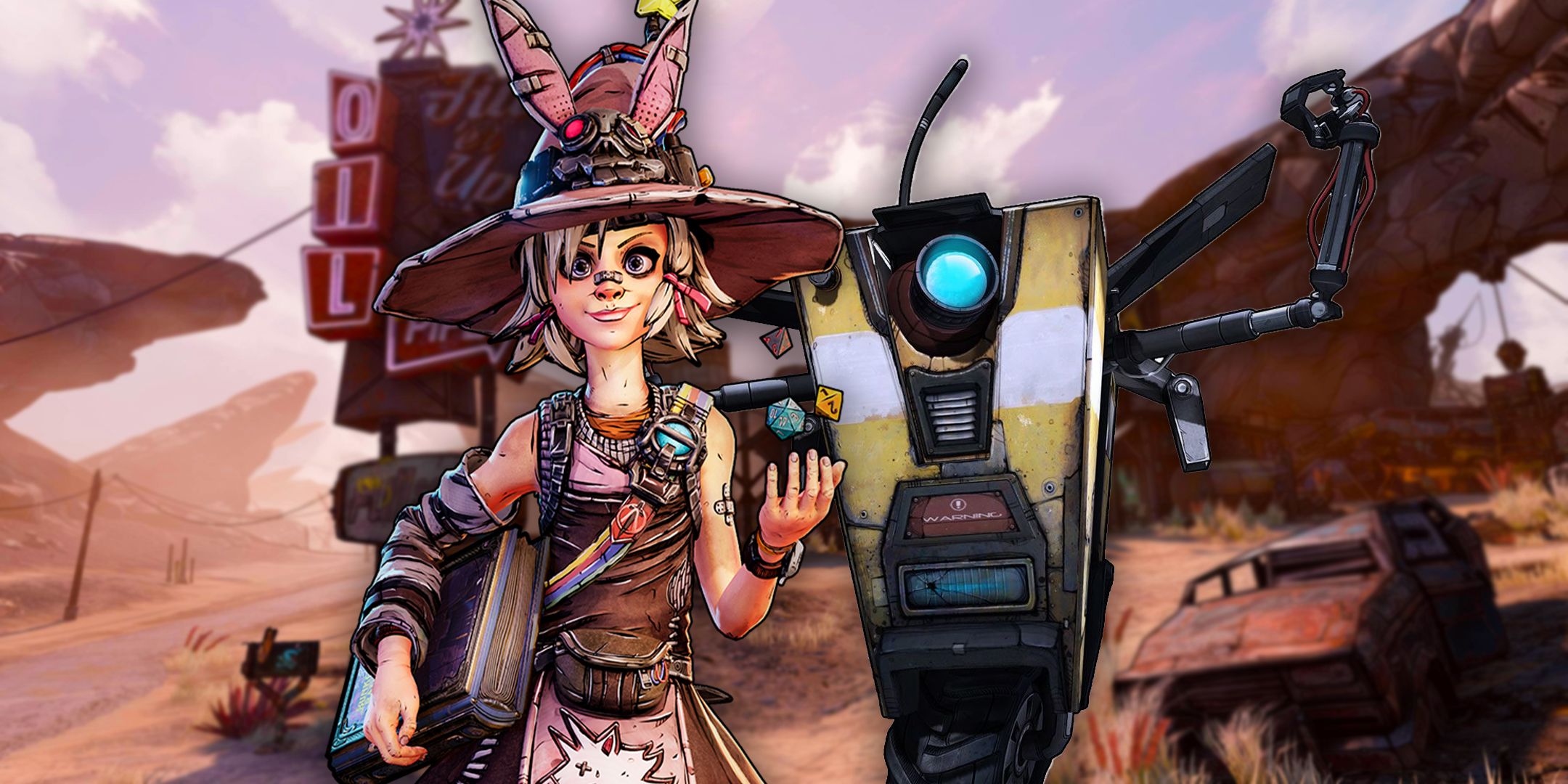 Tiny Tina and Clap Trap from Borderlands