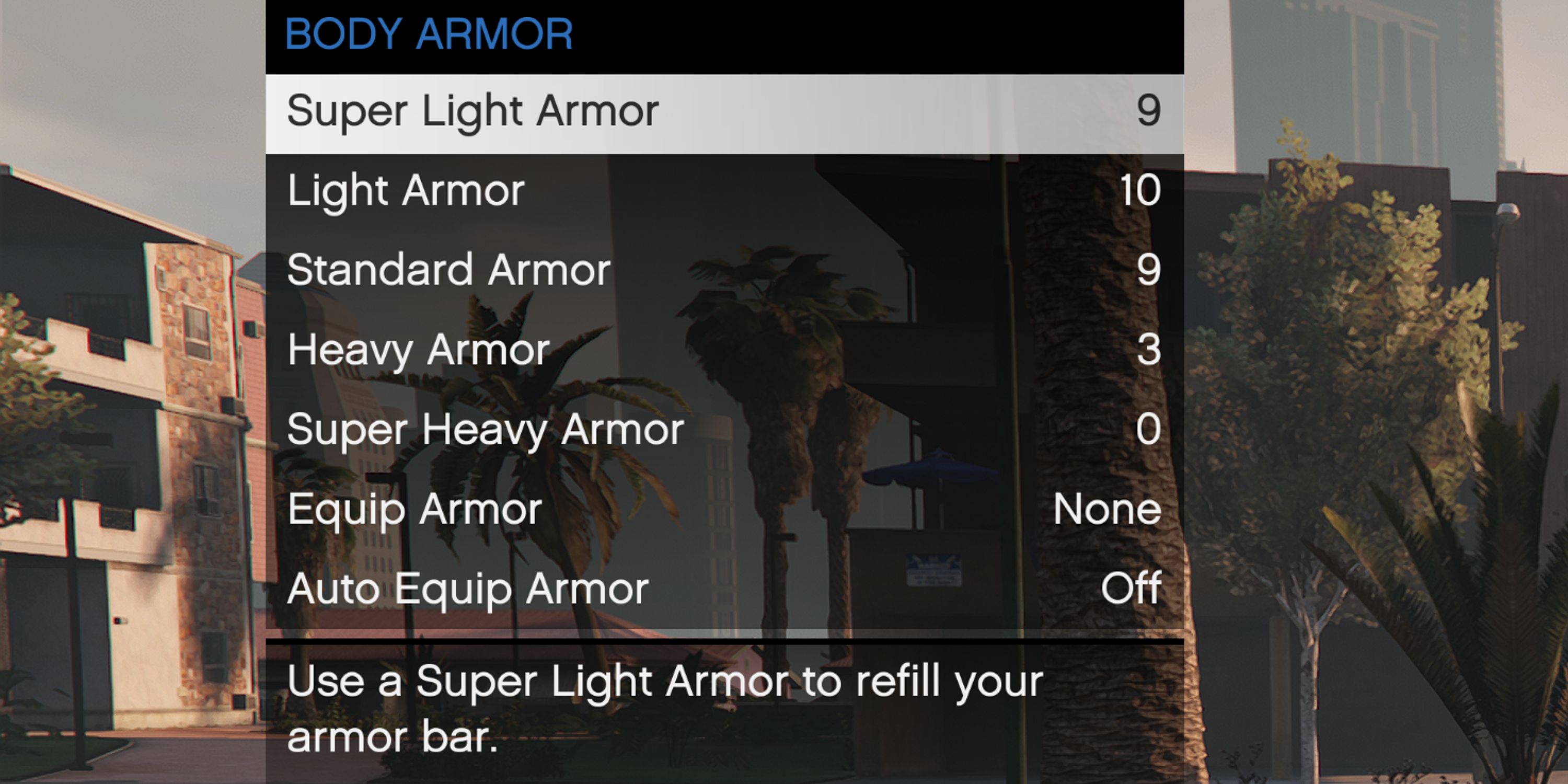 GTA Online: How to Equip Armor