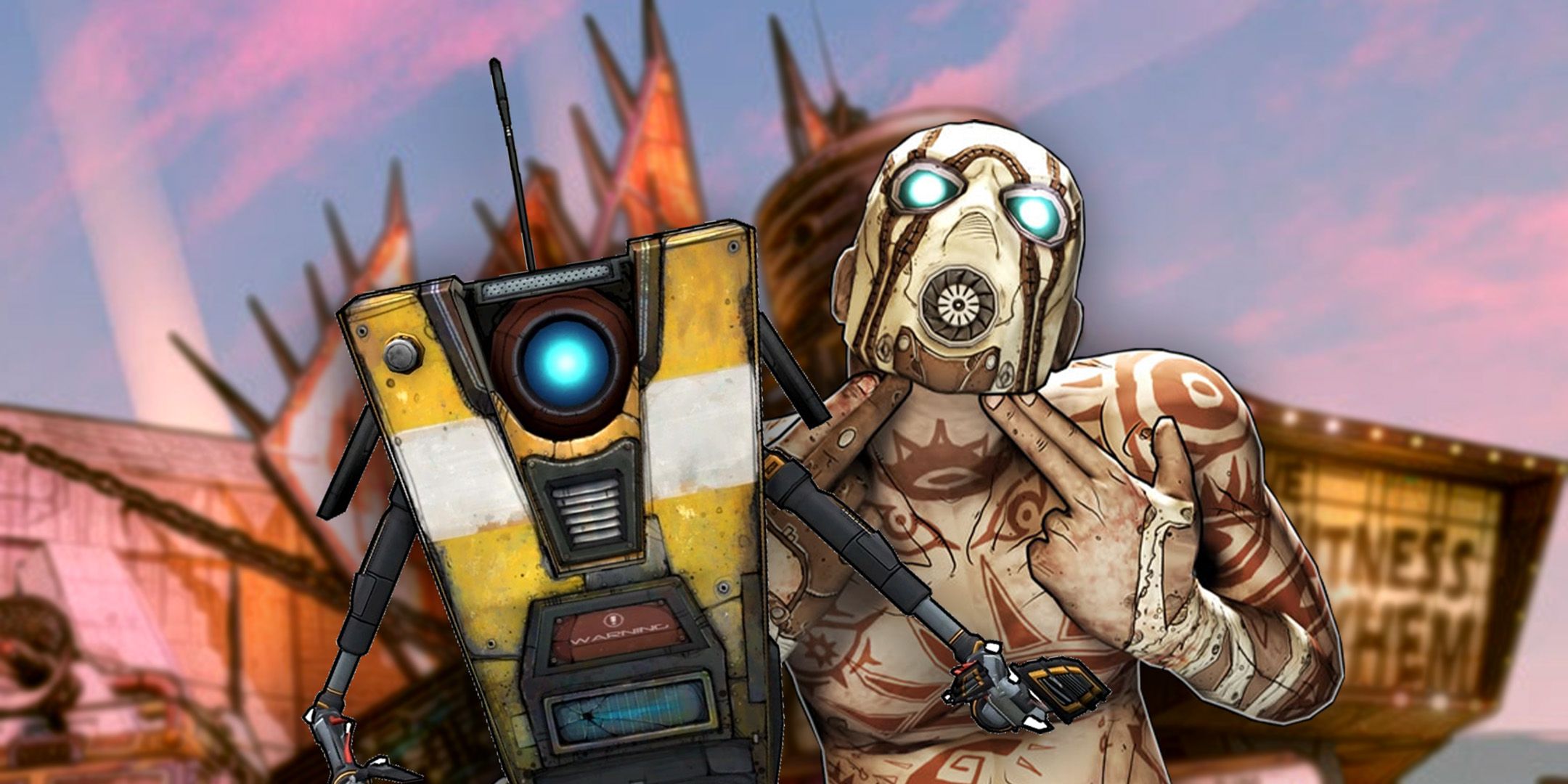 Claptrap and Borderlands Psycho