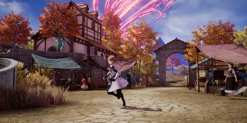 Exploring a city in Harvestella