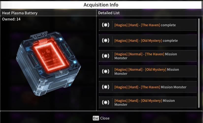 Heat Plasma Battery information in The First Descendant