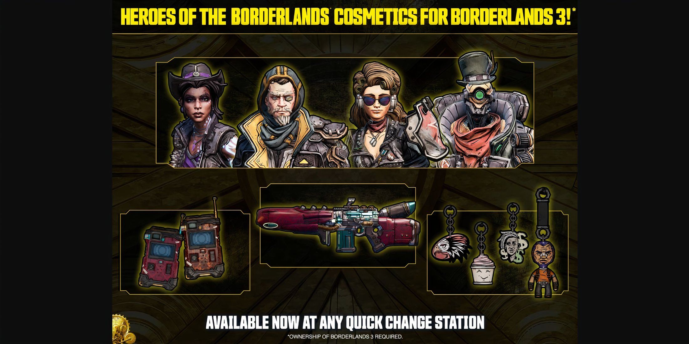 Heros From The Borderlands Cosmetics for Borderlands 3