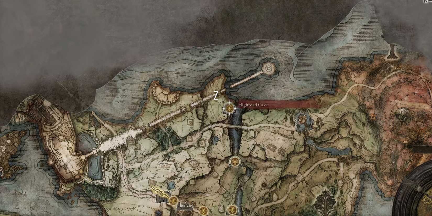 Highroad Cave in Elden Ring