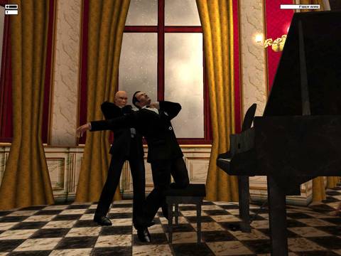 Hitman 2 Silent Assassin piano fiber wire strangulationscene