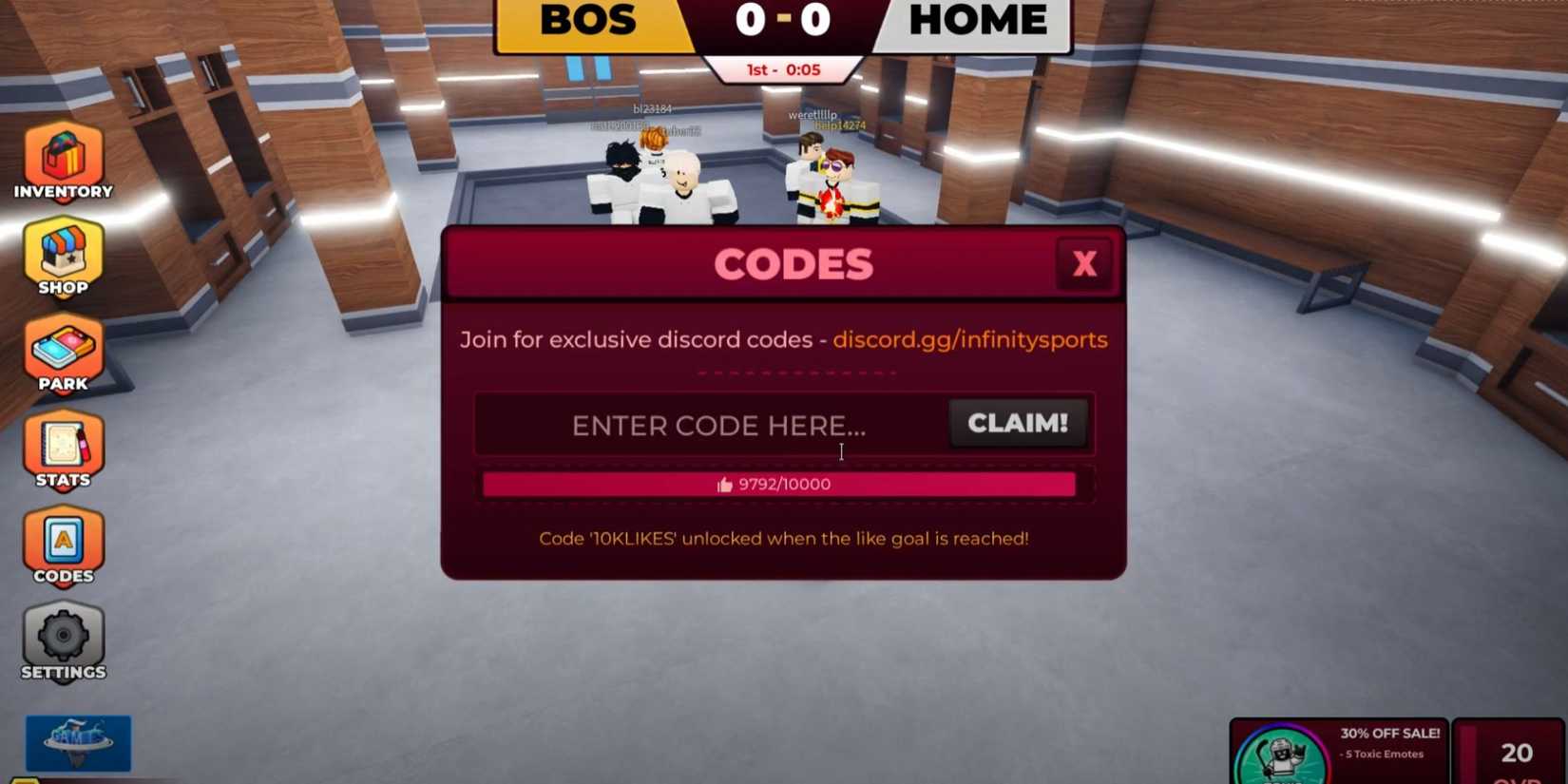 Roblox: Hockey Legends Codes