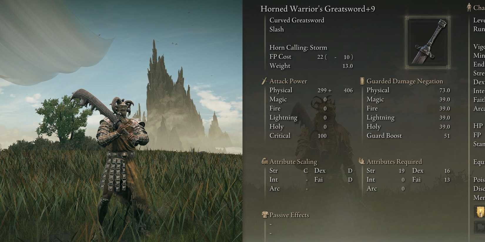 Horned Warrior Build in Shadow of the Erdtree 3
