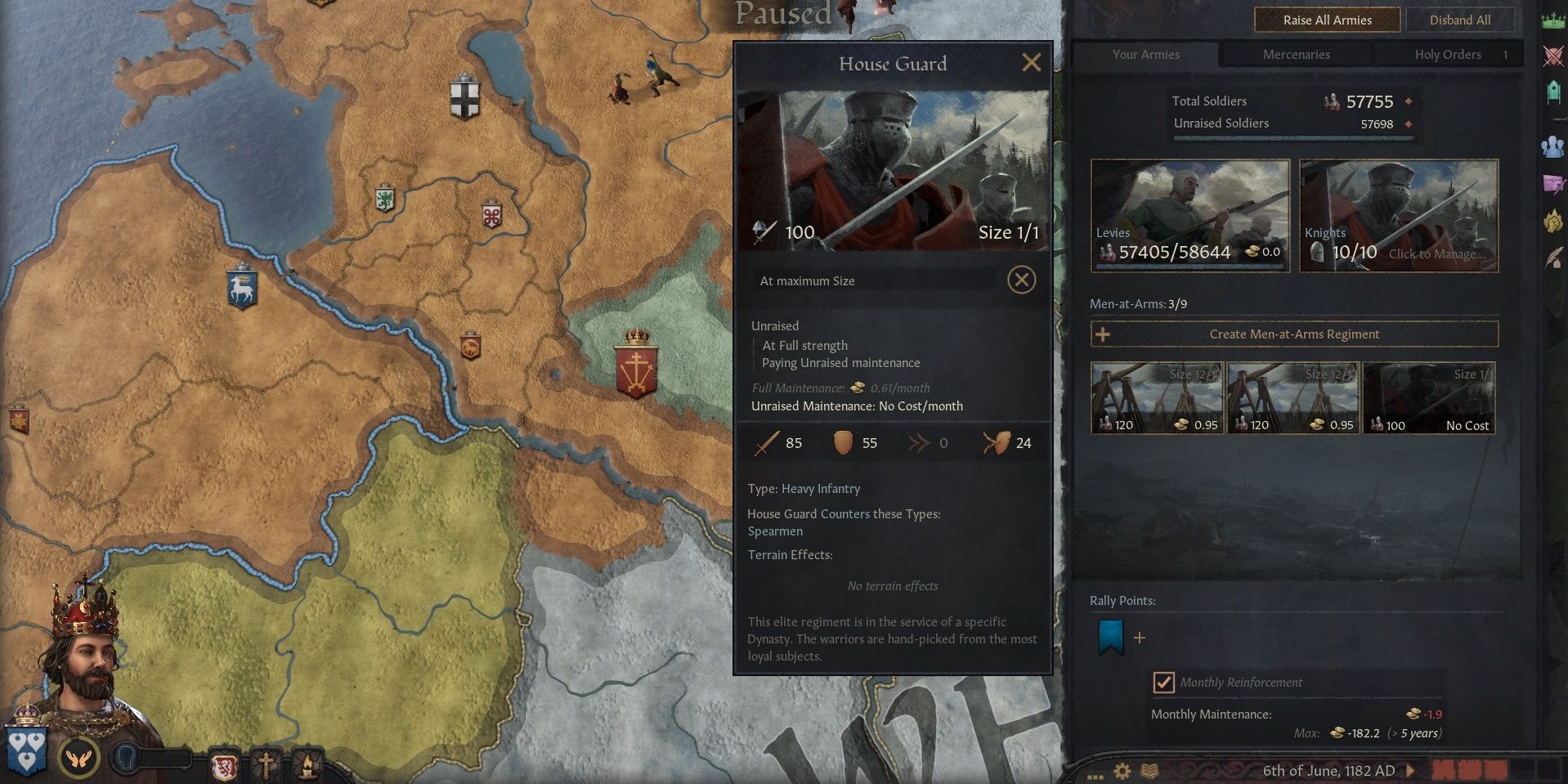 House Guard Men-at-Arms in Crusader Kings 3