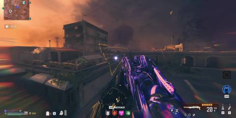 Screenshot showcasing how to activate the ritual site to get the Science Journal in MW Zombies 