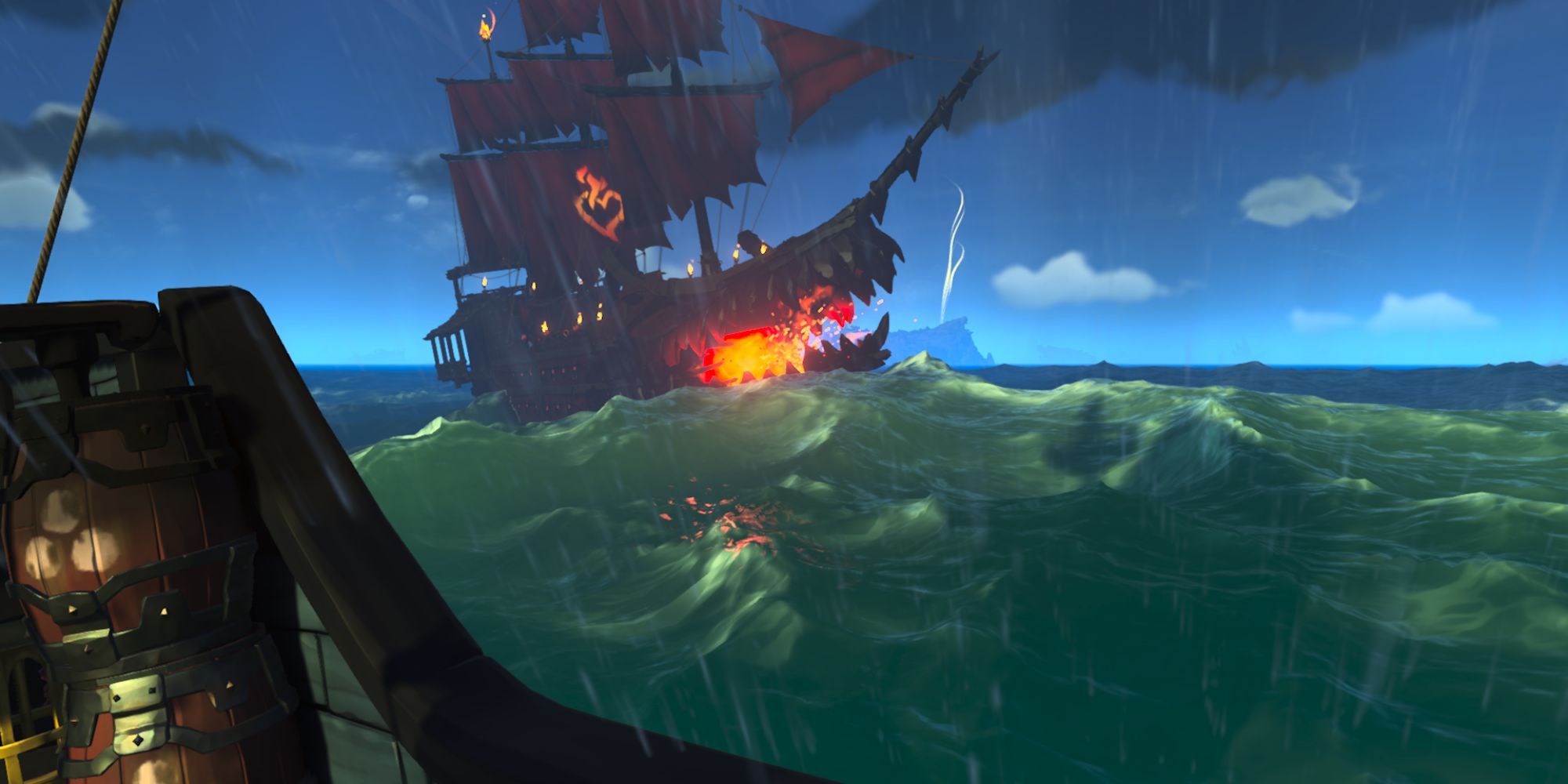 How to beat and sink the burning blade in Sea of Thieves