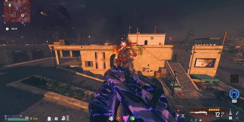 Screenshot showcasing how to beat Byamawl at the ritual site to get the Science Journal in MW Zombies 