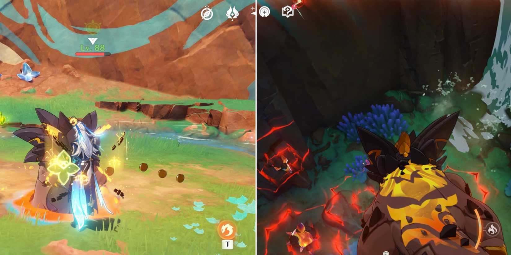 how to clear the rocks blocking the spiritwall cave entrance in genshin impact