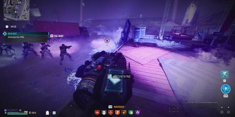 Screenshot showcasing how to complete the Outlast objective to complete Countermeasures in MWZombies