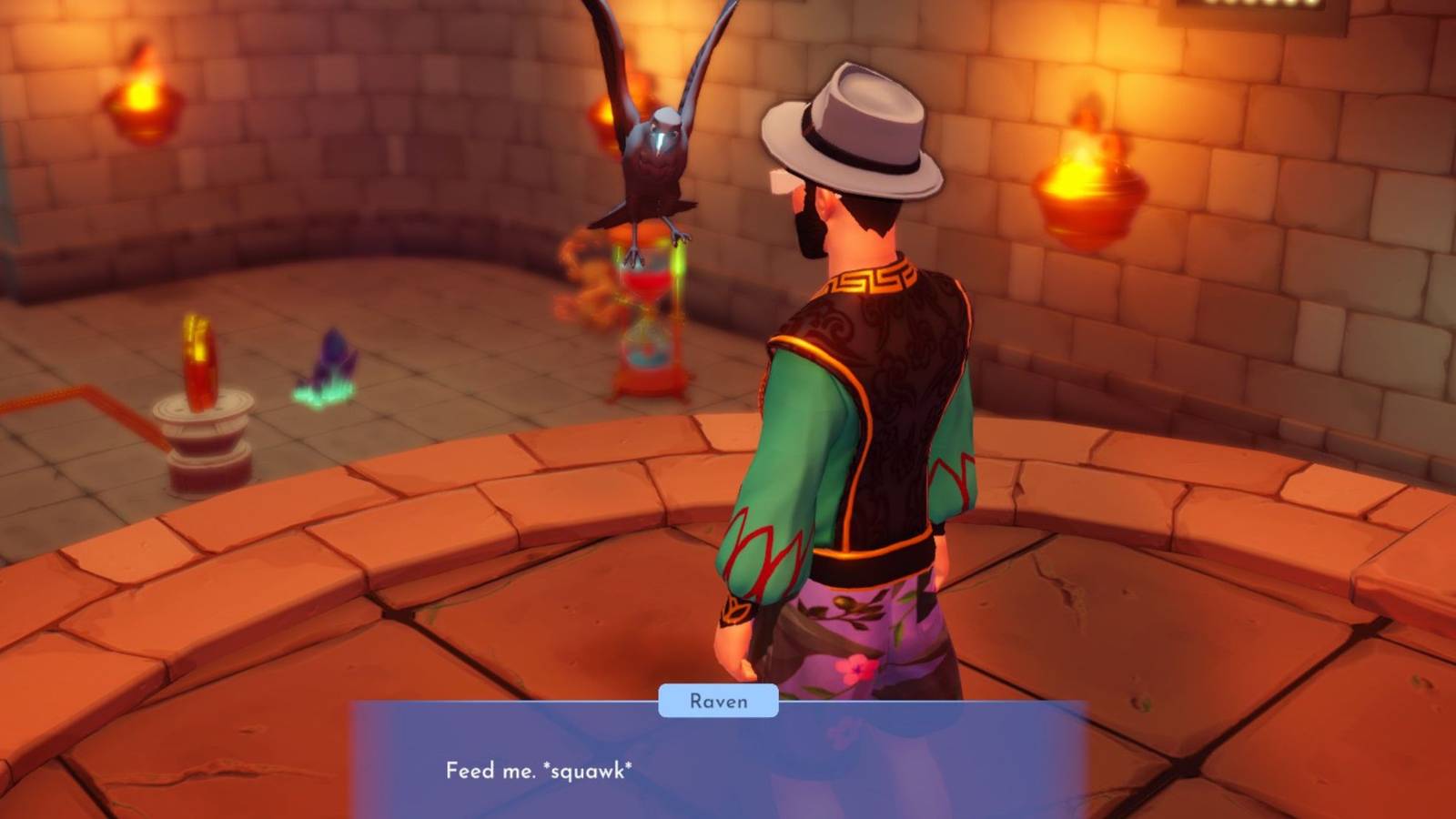 how to feed jafar's raven dreamlight valley 