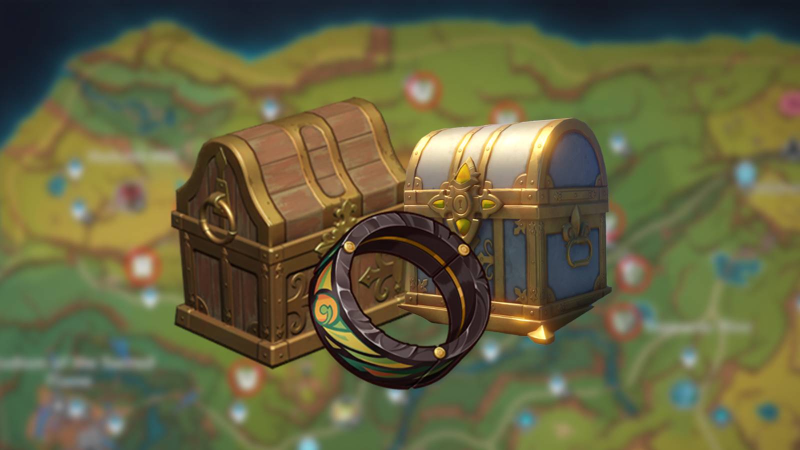 how to get all scions of the canopy chest and green obsidian ring location in genshin impact