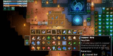 how to get copper key in core keeper