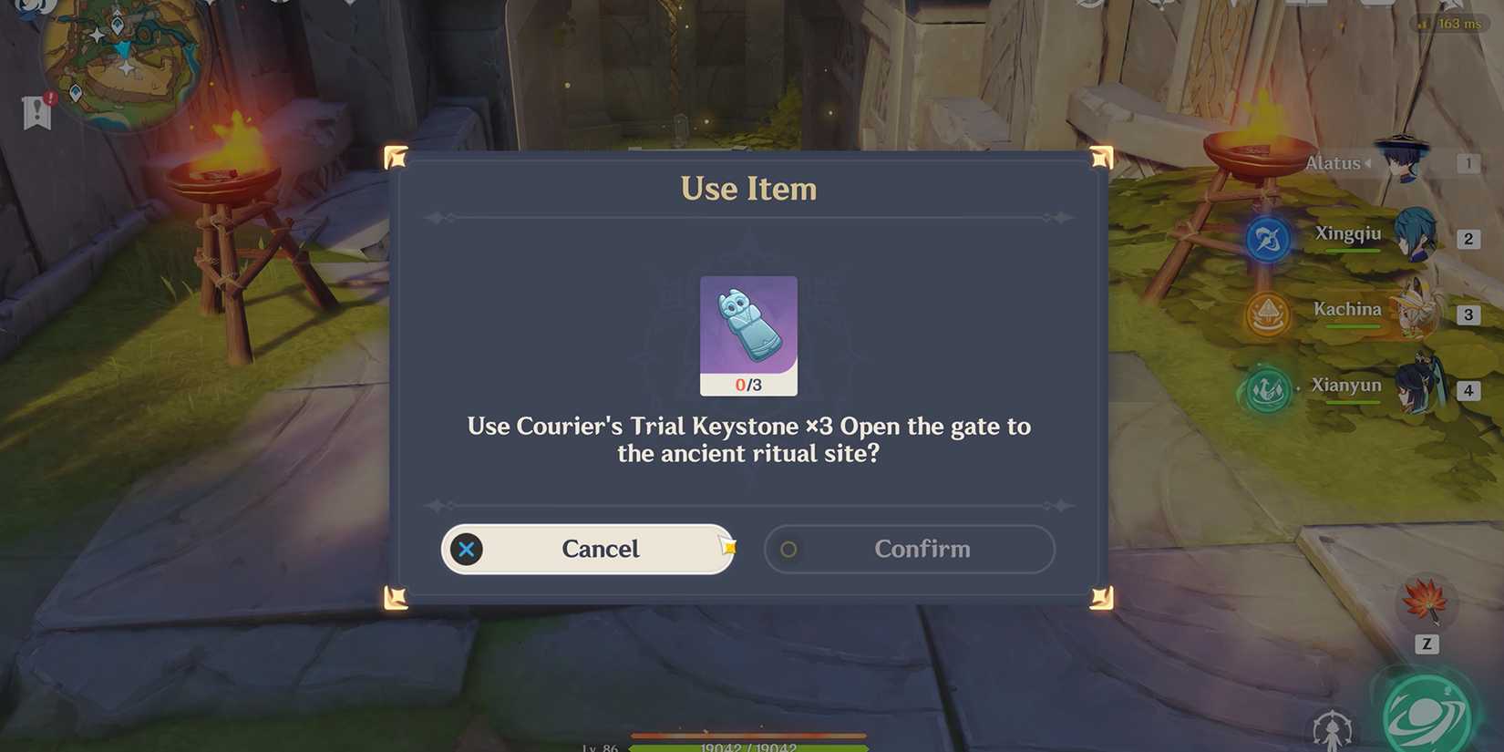 How To Get Courier’s Trial Keystone In Genshin Impact (Ancestral Temple Puzzle)