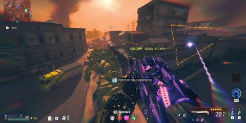 Screenshot showcasing how to perform the summoning at the ritual site to get the Science Journal in MW Zombies 