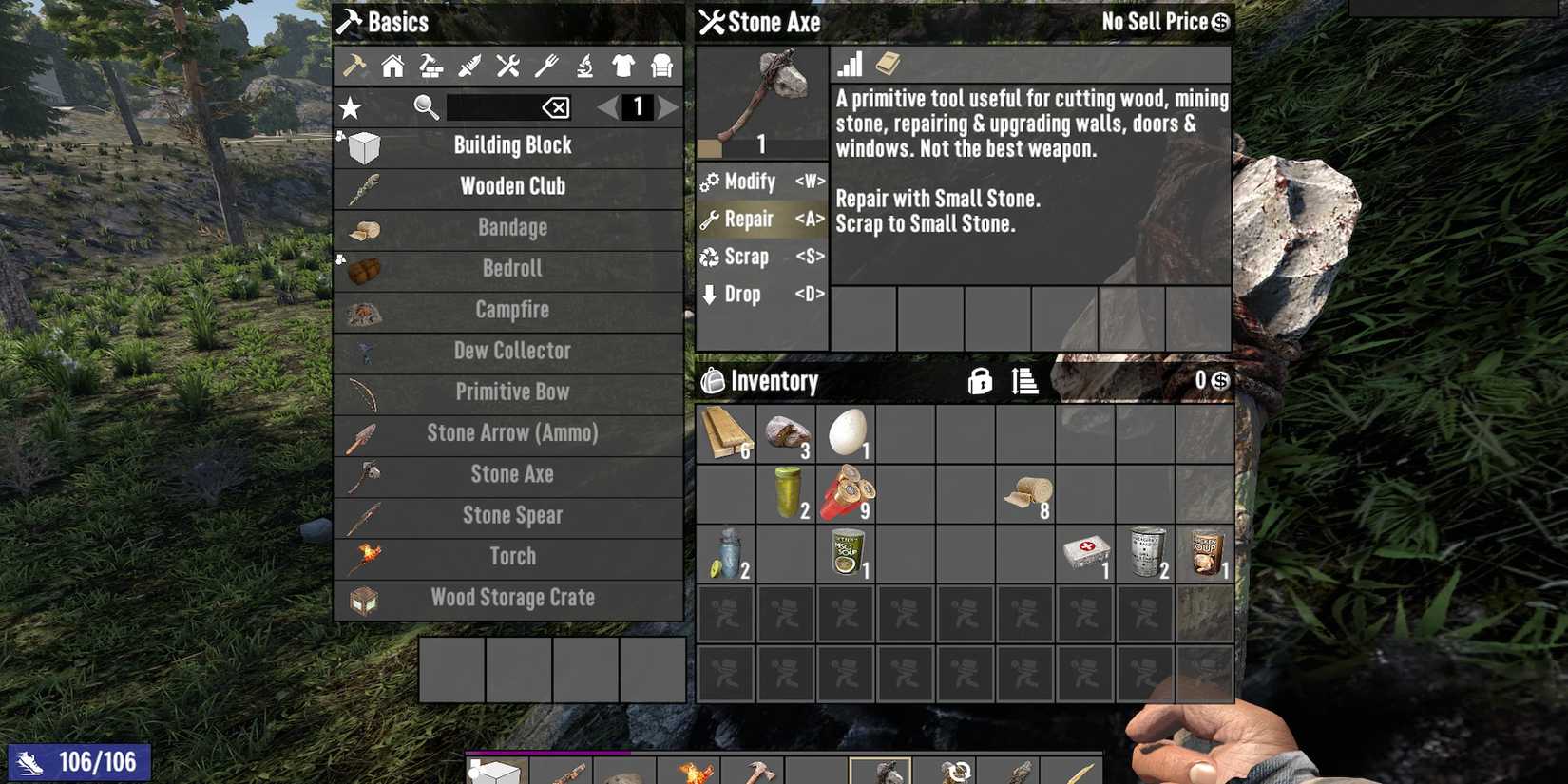 how to repair items 7 days to die
