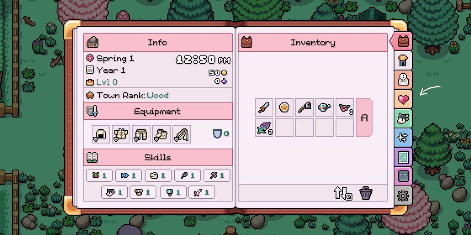 how to see liked gifts fields of mistria 