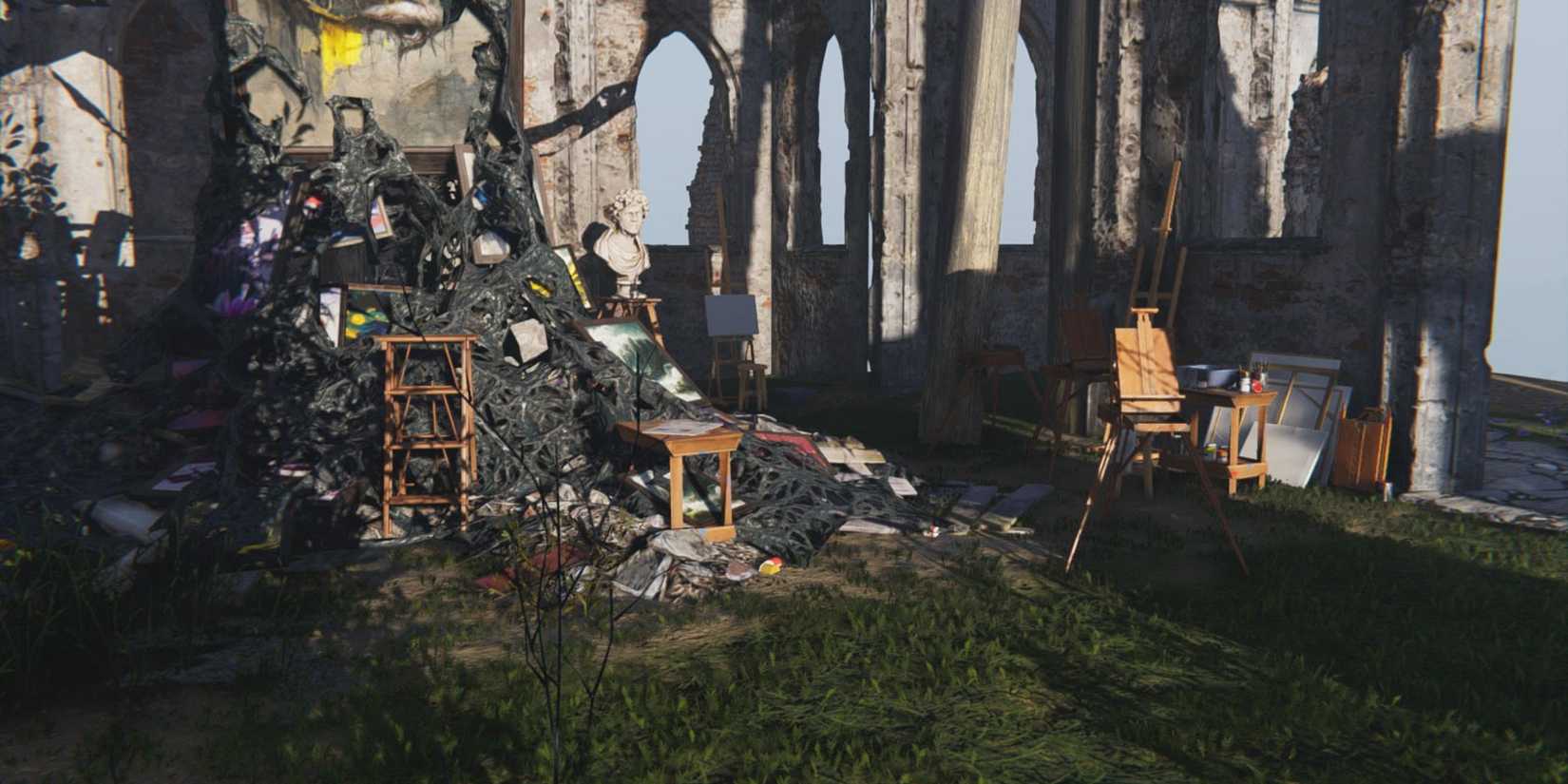 An Abandoned building in Once Human.