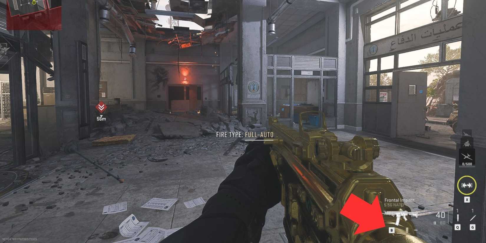 Button for Changing Firing Modes in MW3