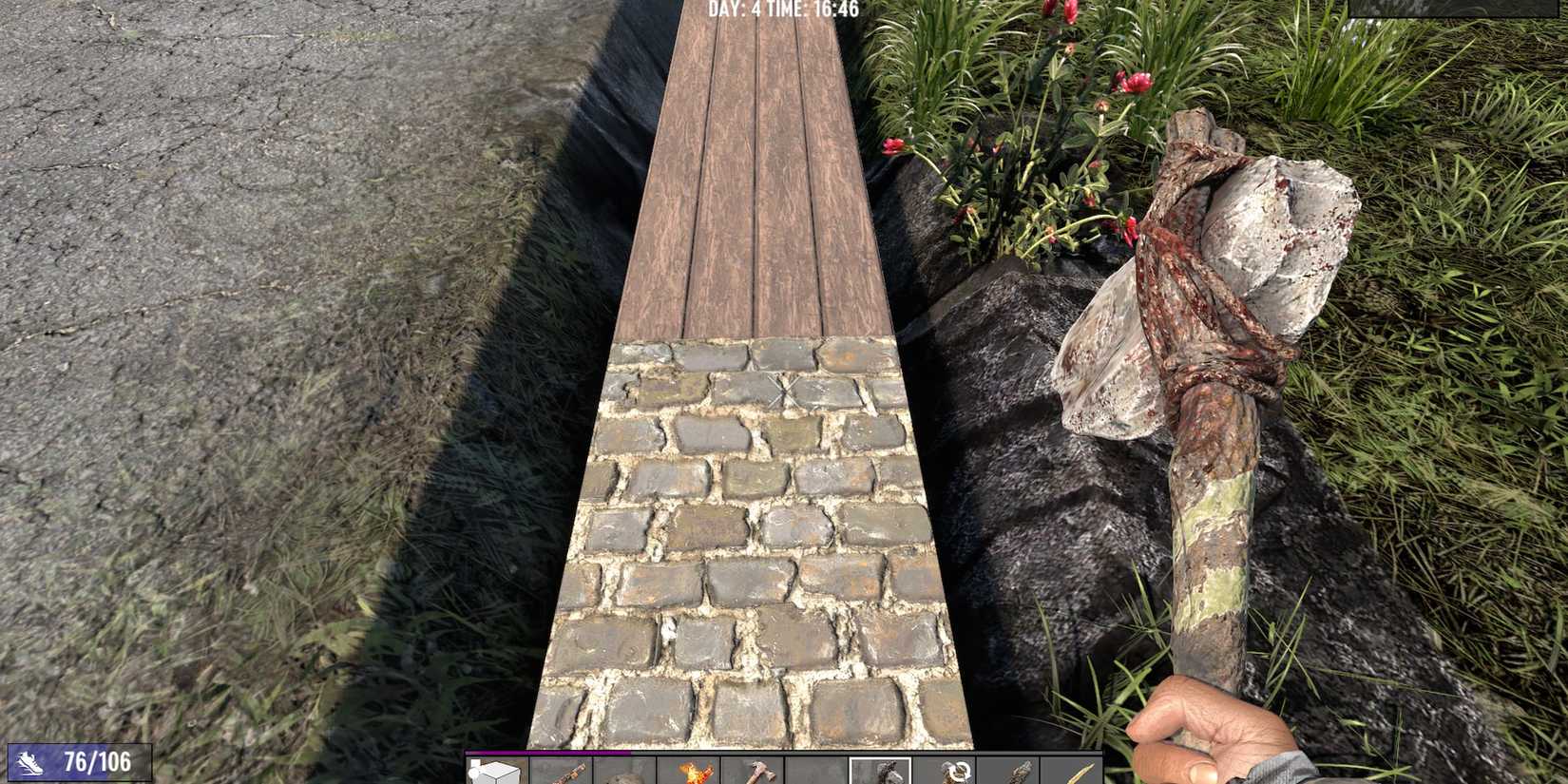 how to upgrade building blocks 7 days to die