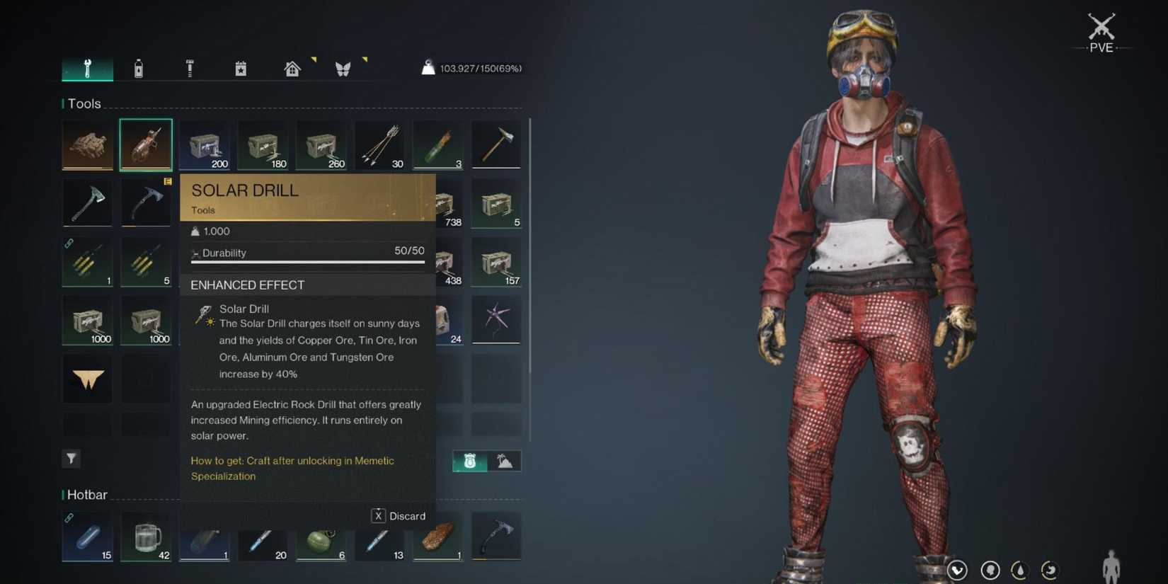 Solar Drill In Once Human