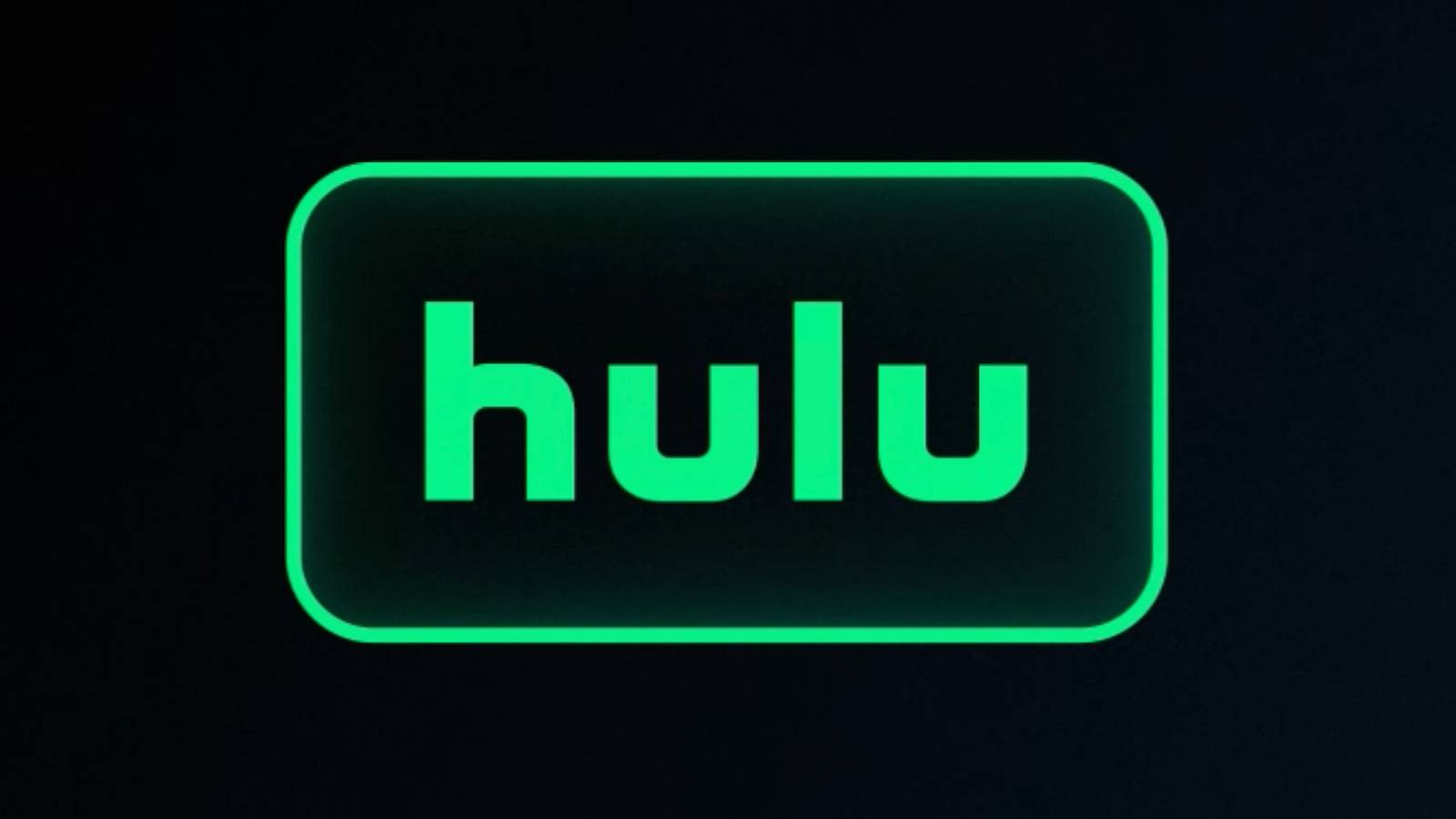 The Hulu logo set against a black background