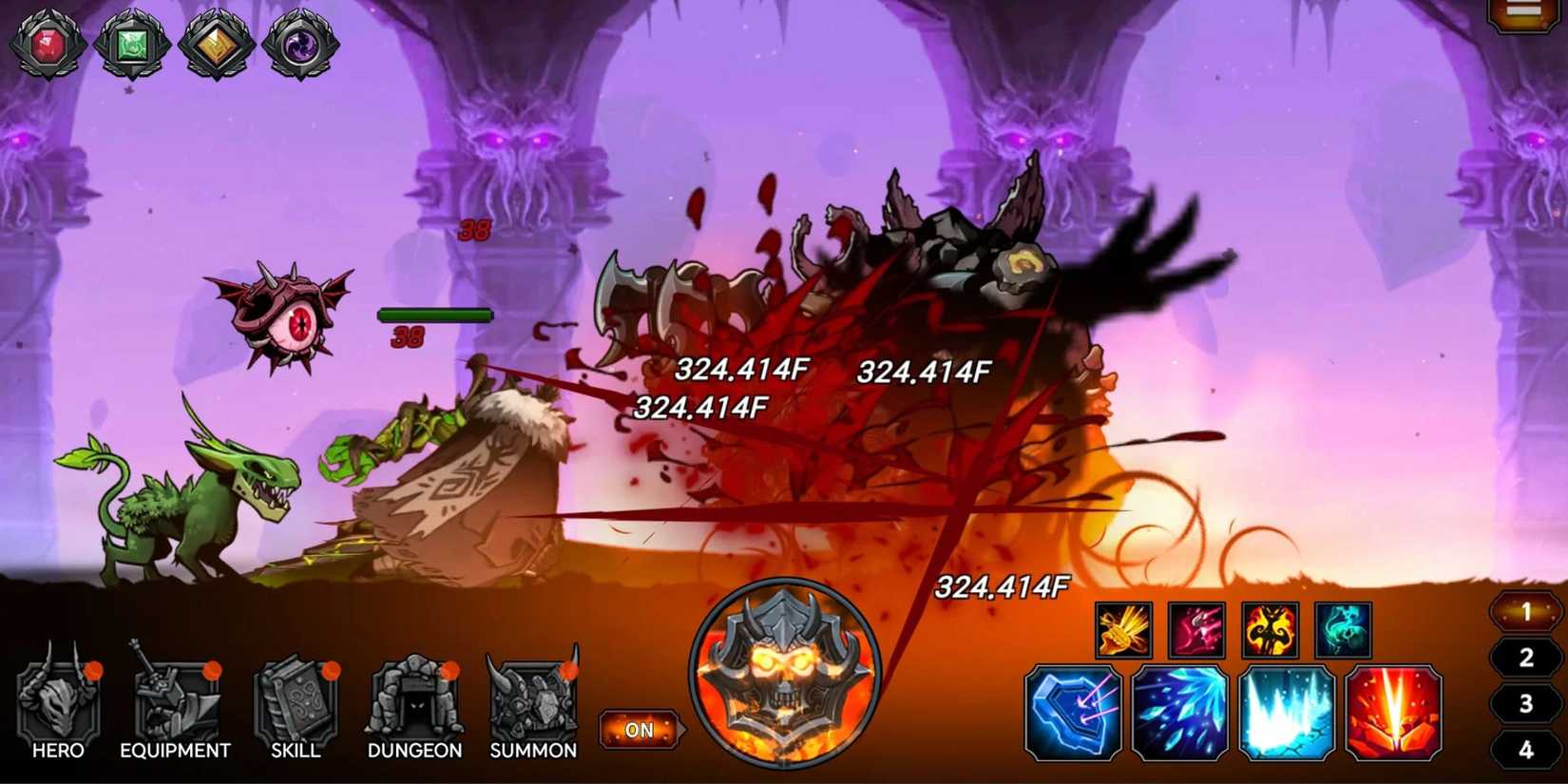 Idle Berserker gameplay