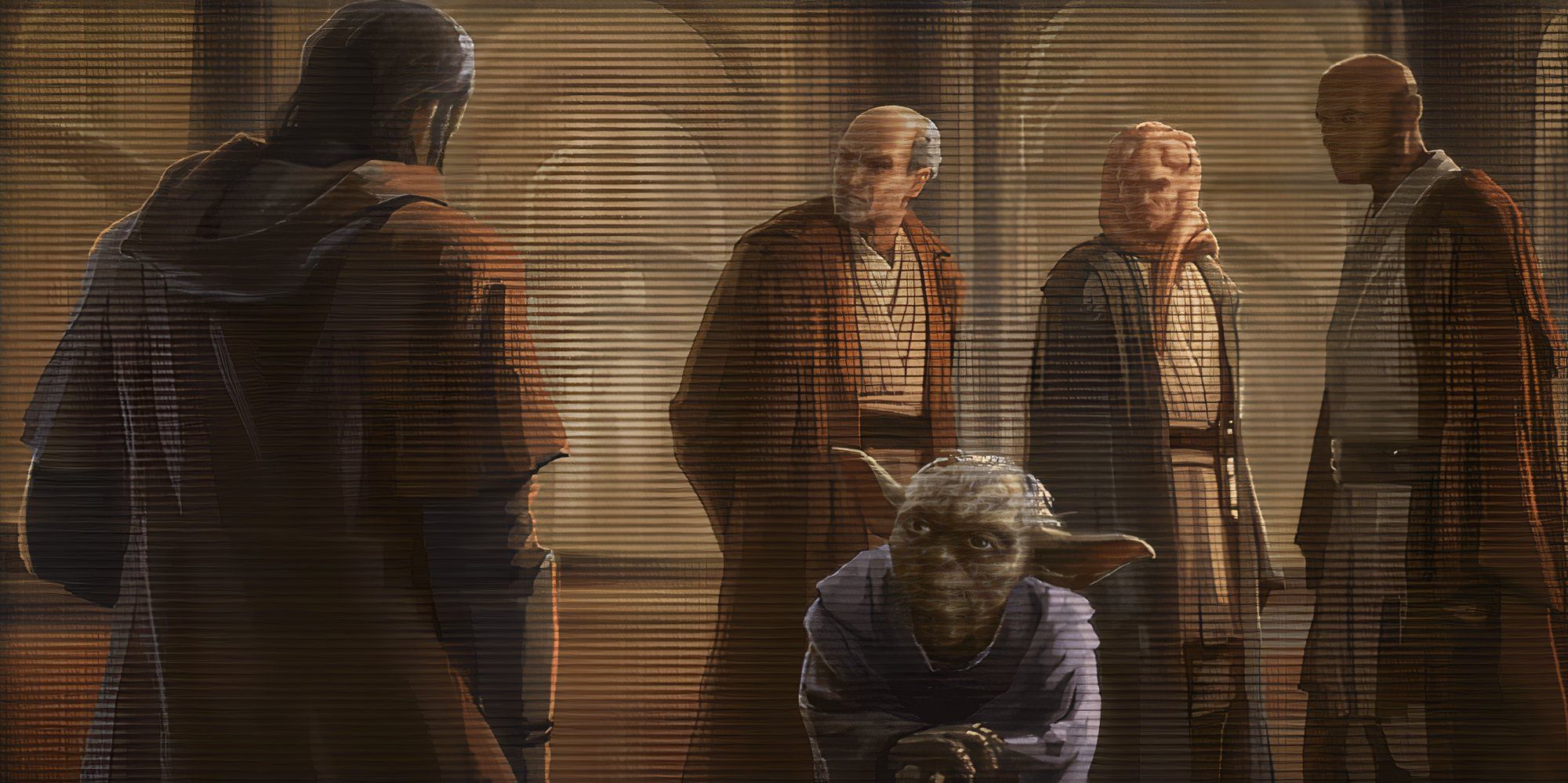 Vandar Tokare and other Jedi of the High Council