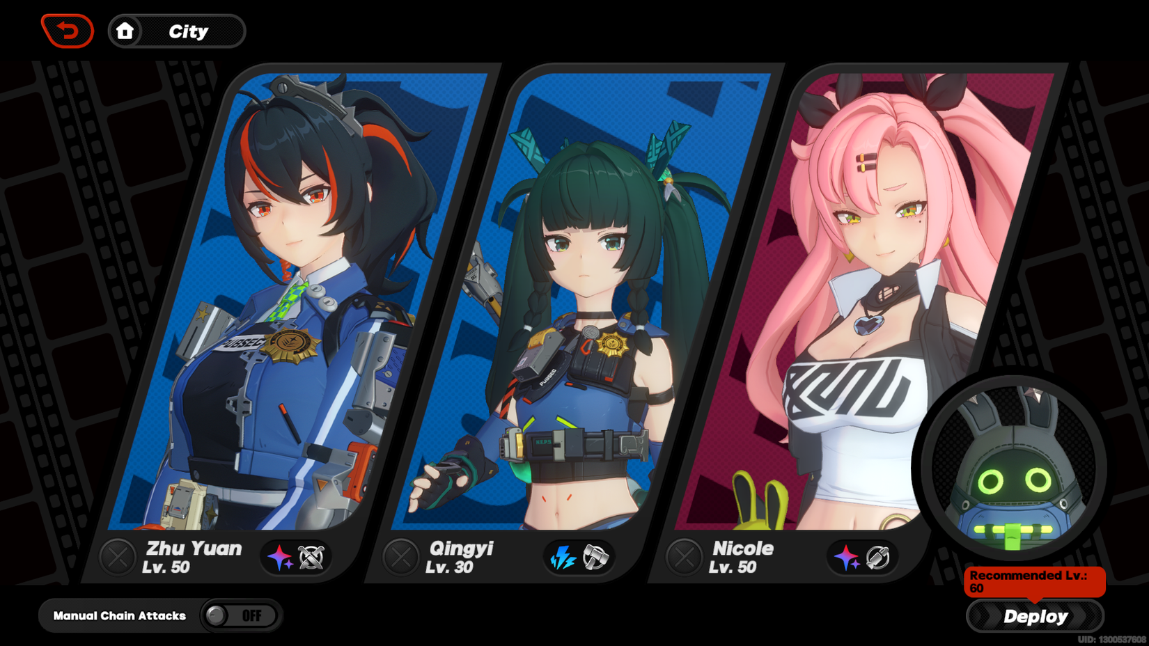 Inferno Reap example team in Zenless Zone Zero