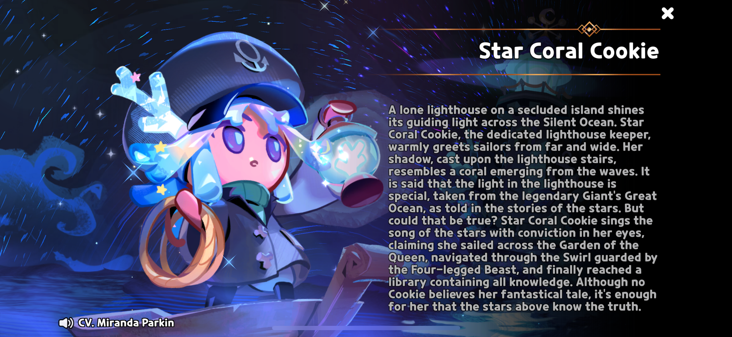 Star Coral Cookie Run Kingdom bio