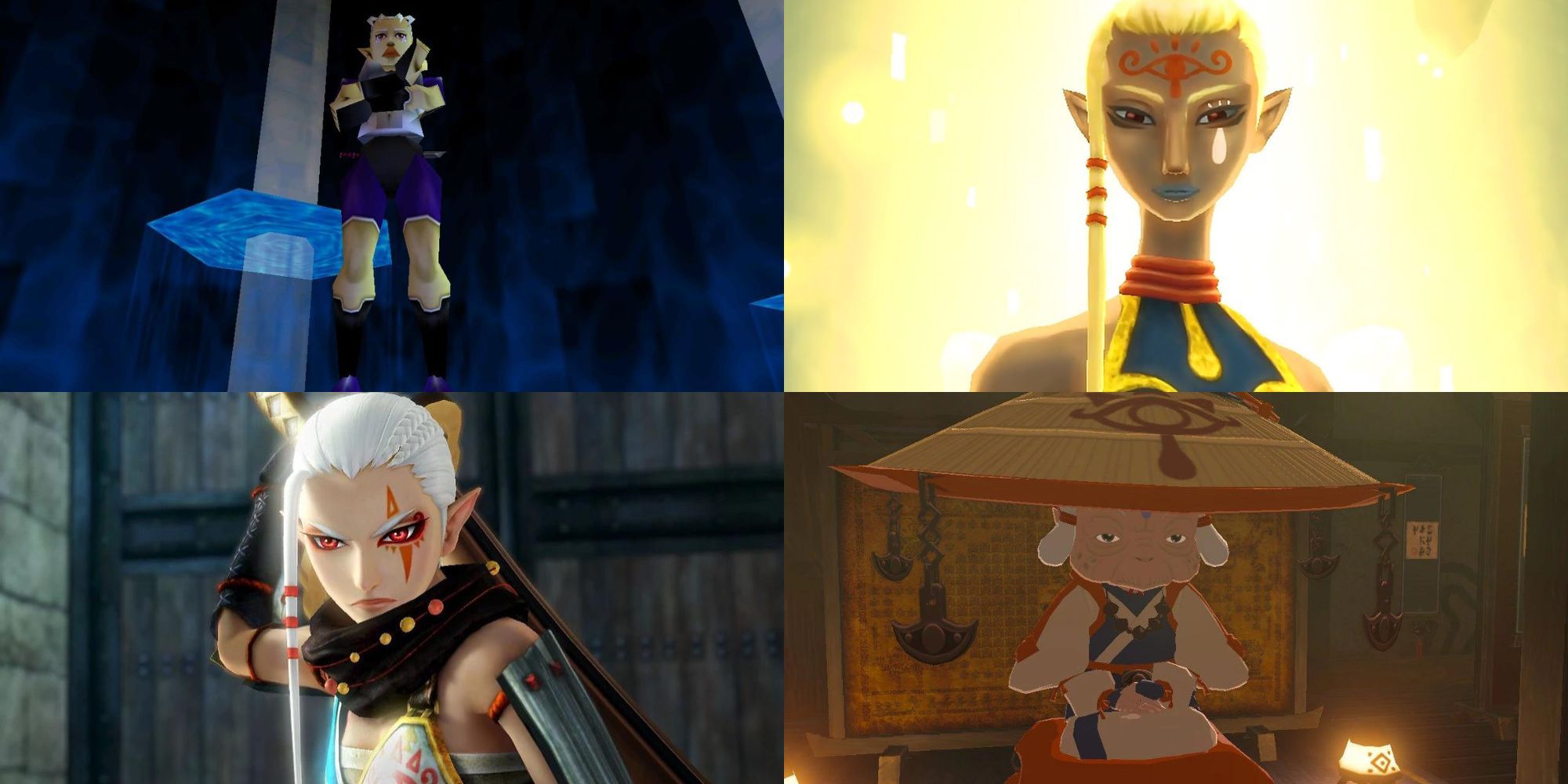 Best Sheikah Characters In Zelda Games