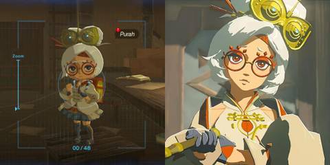 Infant Purah from BOTW and adult Purah from TOTK.