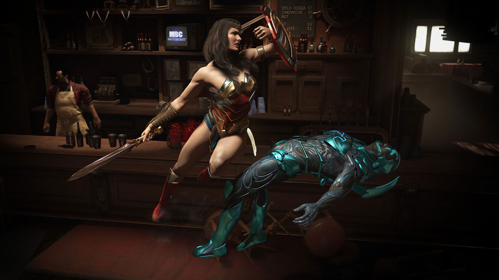 Injustice-2 wonder woman battle