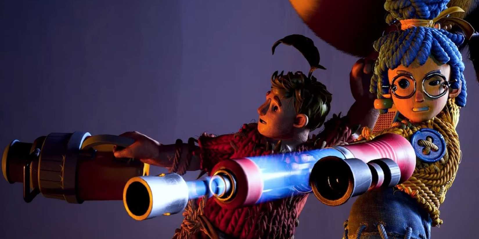 Holding weapons in It Takes Two