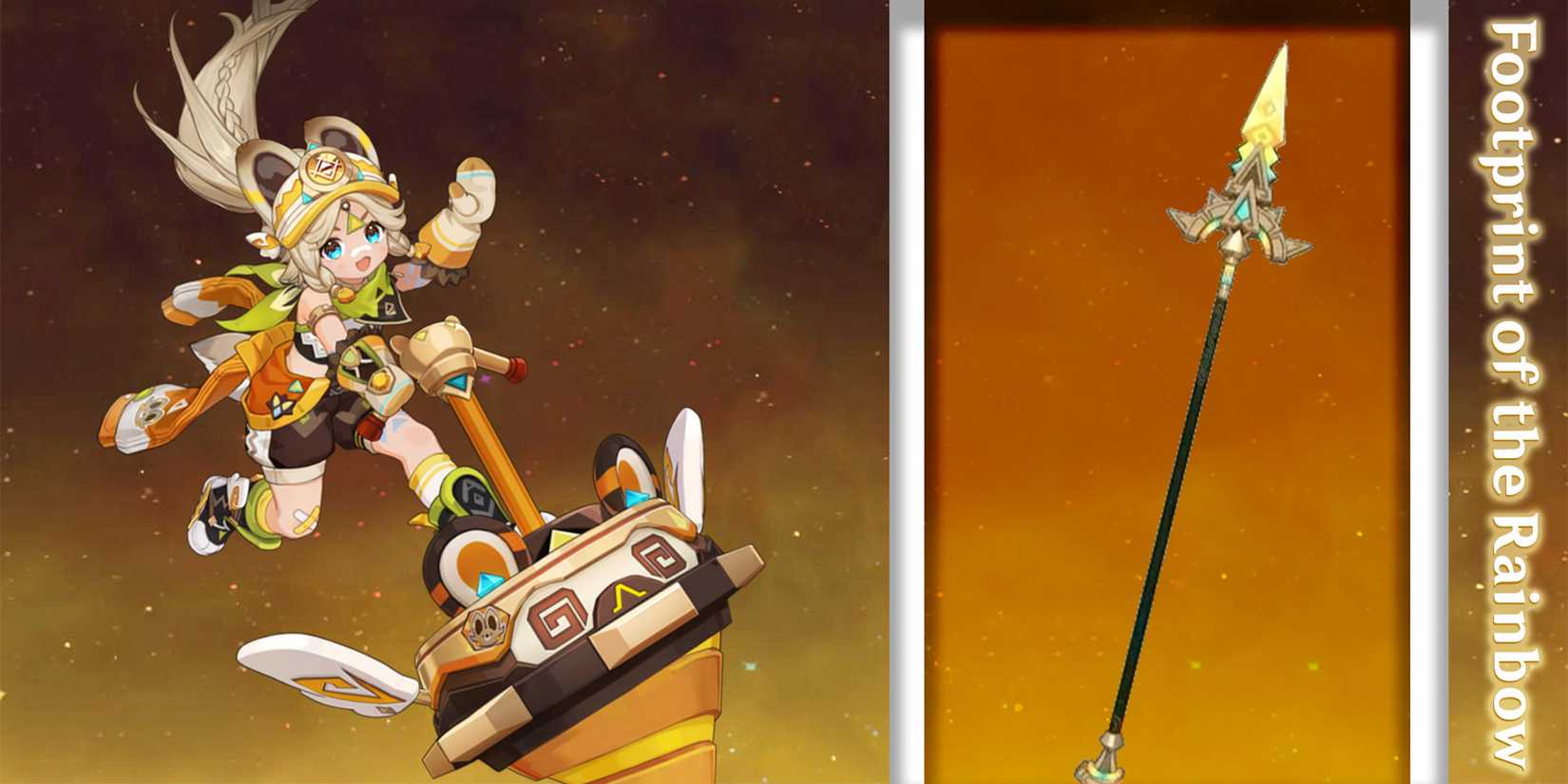 kachina using footprint of the rainbow in genshin impact