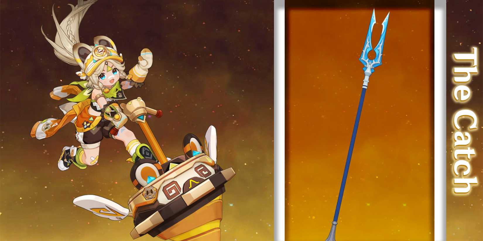 kachina using the catch in genshin impact