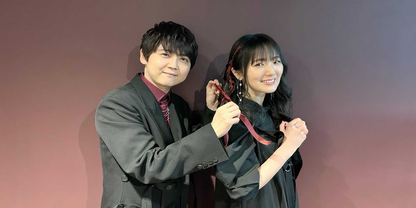 kaji and ishikawa tying hair
