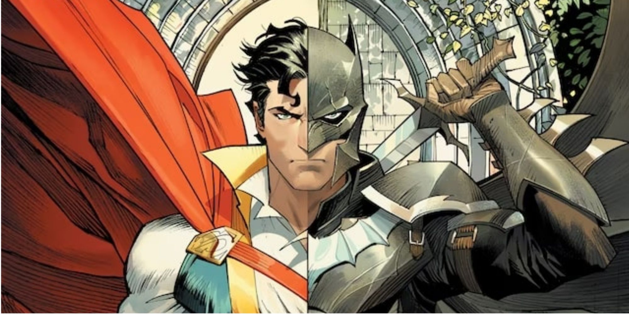 Kal-El and Bruce Wayne in 'Dark Knights of Steel #6' (2021).