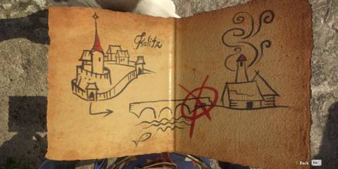 Kingdom Come Deliverance Treasure Map IX