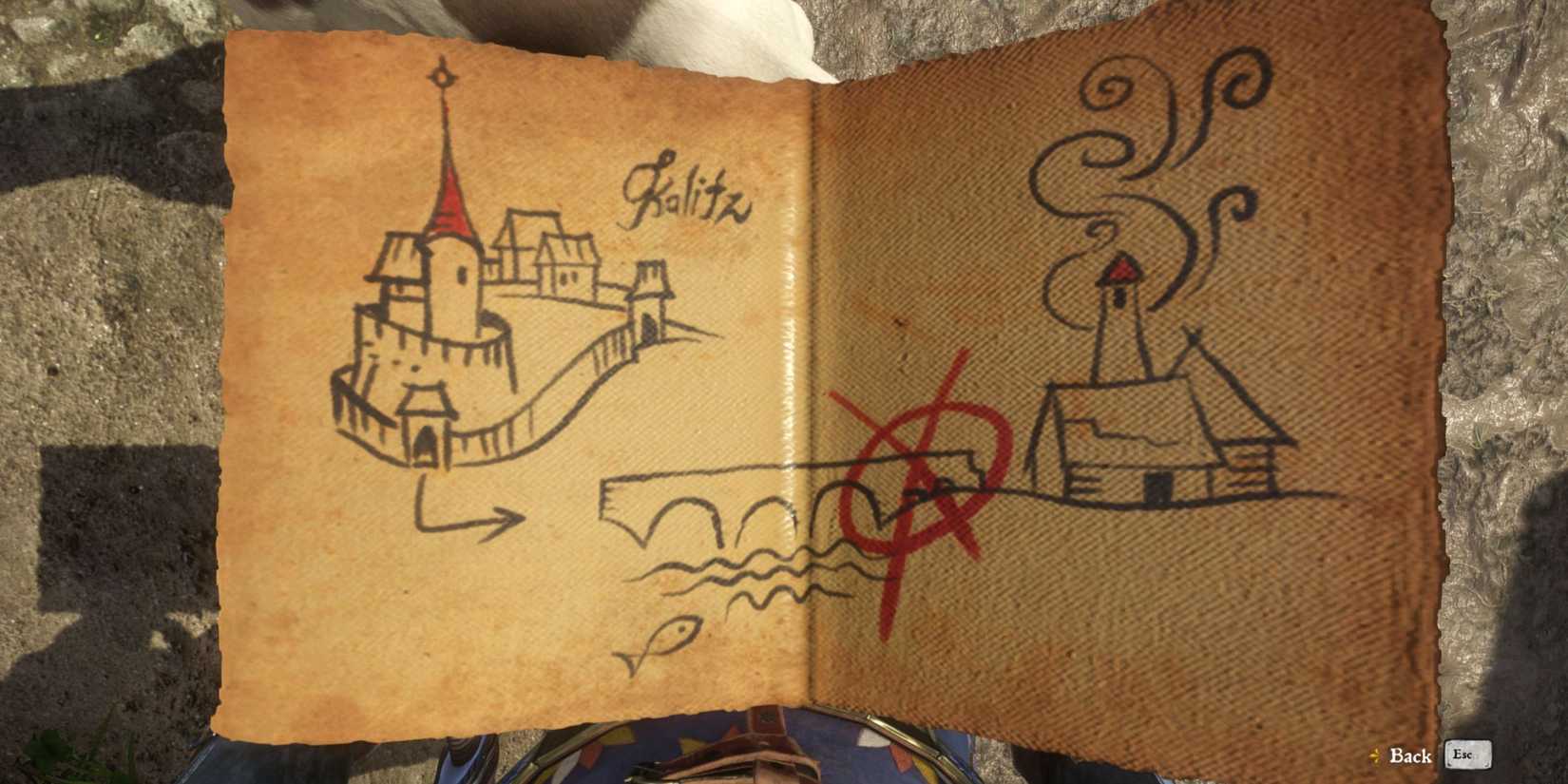 Kingdom Come Deliverance Treasure Map IX