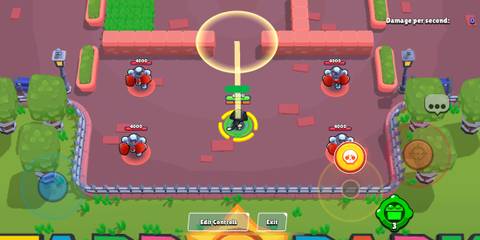 Kit aiming his super in Brawl Stars