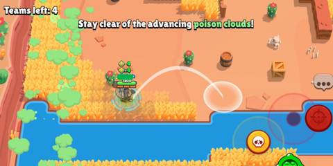 Kit latched on attack Brawl Stars